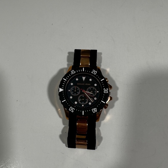Michael Kors Black & Rose Gold Watch - Picture 2 of 7